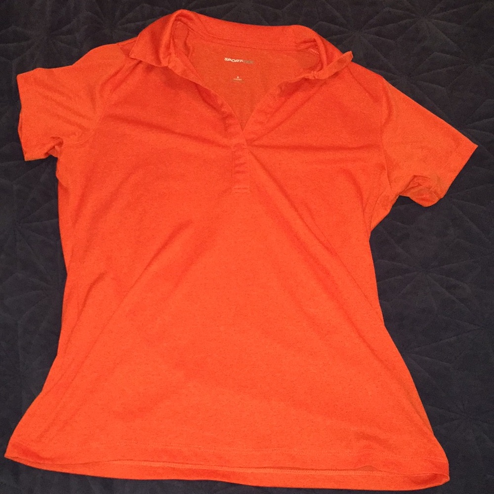 Orange Athletic Polo